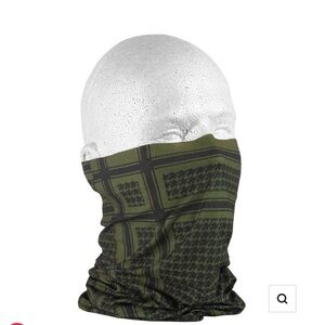 Zac Headgear Fleece Lined Motley Tube Multiple Way to Wear Green